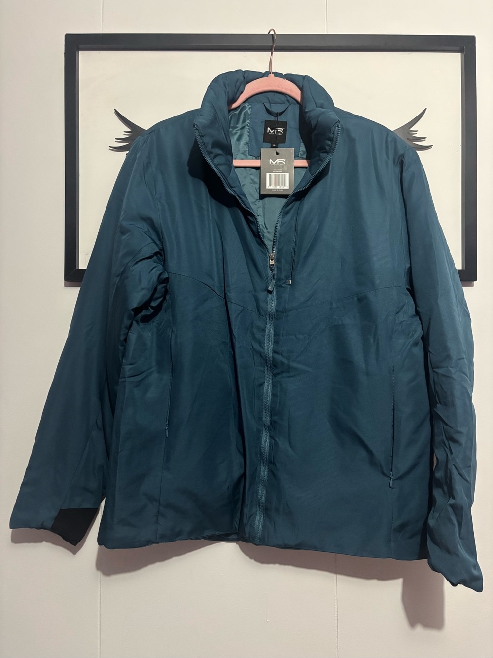 Men's Teal Puffer Jacket Size Large. NWT 🔥
